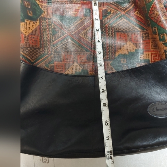 Chenson Synthetic Hobo Tote Bag with Aztec Flare - Picture 10 of 15